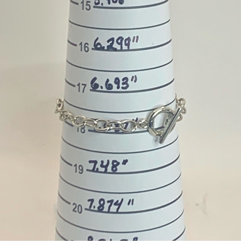 Toggle Clasp Stainless Steel Charm Bracelet Blank. NWOT - Picture 8 of 8